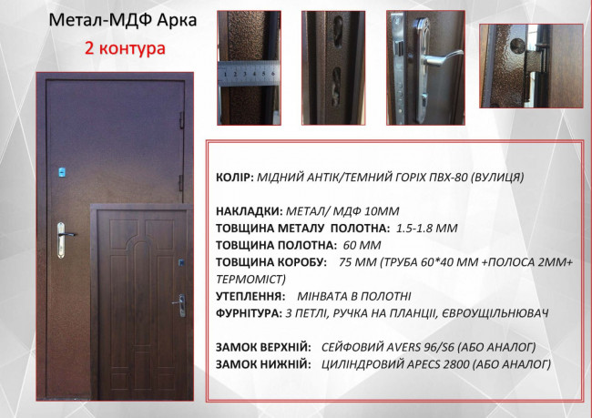 Метал - МДФ арка